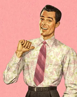 Hairdo Prints: Portrait of a Handsome Man