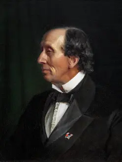 Writer Prints: Portrait Of Hans Christian Andersen