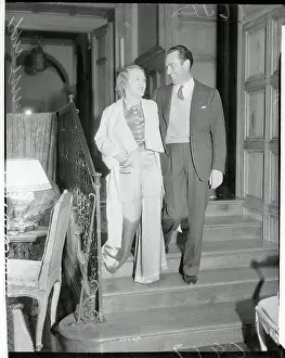 Portrait of Harold Lloyd and His Wife