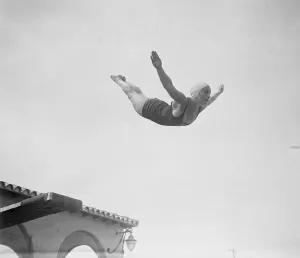 Graceful Prints: Portrait of Helen Meany Diving