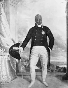 Slavery Prints: Portrait of Henri Christophe, King of Haiti by Richard Evans