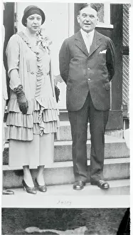 Baltimore Prints: Portrait of Henry Mencken and His Bride