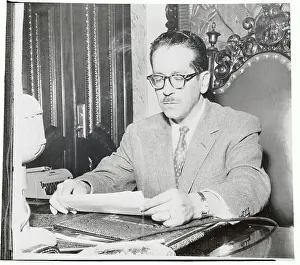 Bolivia Prints: Portrait of Hernan Siles Zuazo