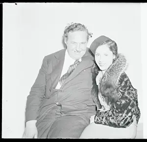 Portrait of Heywood Broun and Mrs. Johnny Dooley