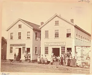 Massachusetts Prints: Portrait of Horsewhip Factory Workers