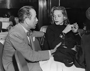 Portrait of Humphrey Bogart and Lauren Bacall