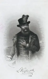 Portrait of Hungarian Governor Lajos Kossuth