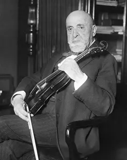 Portrait of Hungarian Violinist Leopold Auer
