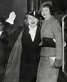 Portrait of Ida Lupino with Her Sister Rita