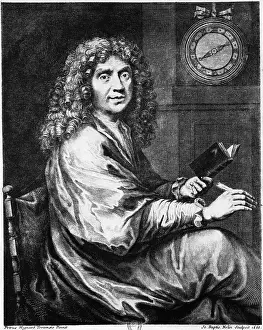 Quill Pen Prints: Portrait Illustration of Moliere
