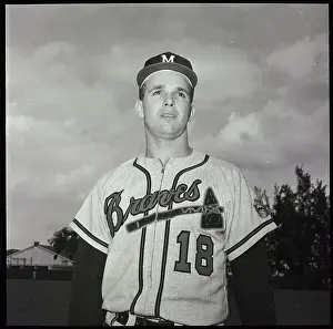 Infielder Prints: Portrait Of Infielder Lou Klimchock