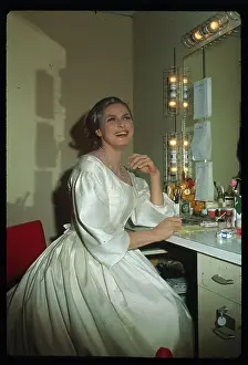 Portrait of Ingrid Bergman in Dressing Room