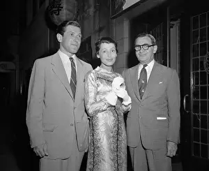 Portrait of Irving Berlin With Louise Rainer and Robert Knittel