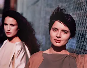 Portrait Of Isabella Rossellini With Andie MacDowell