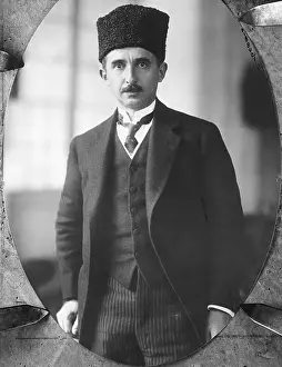 Turkish Prints: Portrait Of Ismet Pasha Turkish Delegate