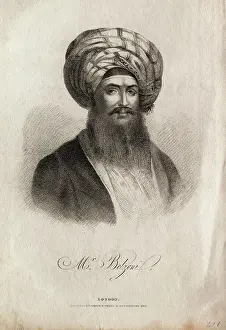 Portrait of Italian Archaeologist Giovanni Battista Belzoni
