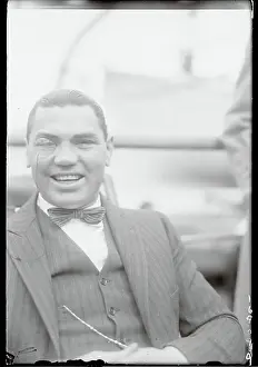 Portrait of Jack Dempsey with Monocle