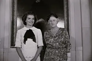 Portrait of Jackie Kennedy with Dorthy MacMillan