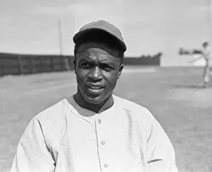 Portrait of Jackie Robinson
