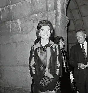 Charles E Prints: Portrait of Jacqueline Kennedy