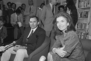 Portrait of Jacqueline Kennedy Onassis with Patrick Hemingway