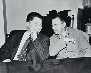 Hoffa Prints: Portrait of James Hoffa with Bert Brennan