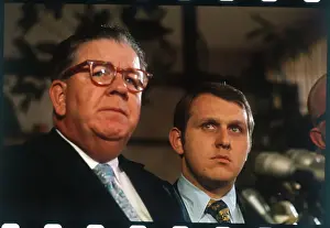 Portrait of James Hoffa Jr with Frank Fitzsimmons
