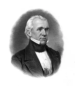 Portrait of James K. Polk