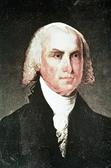 Portrait Of James Madison After a Painting by Gilbert Stuart