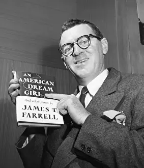 Novelist Prints: Portrait Of James T. Farrell