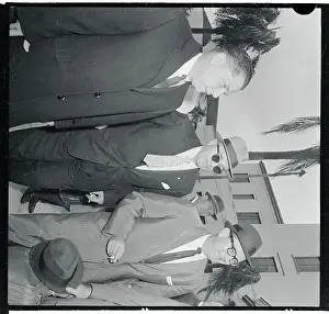 Portrait of Jimmy Hoffa with Henry Lower