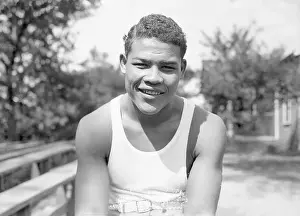 Portrait of Joe Louis Smiling
