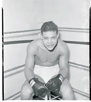 Portrait of Joe Louis Smiling