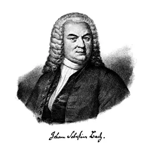 Portrait of Johann Sebastian Bach (31 March 1685 - 28 July 1750