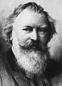 Portrait of Johannes Brahms