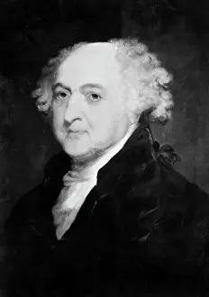 Lace Prints: Portrait of John Adams after Gilbert Stuart