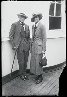 Portrait of John Barrymore and Michael Strange