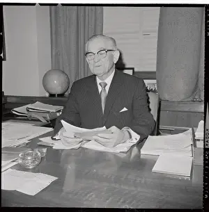 Thomas J Prints: Portrait of John C. Stennis