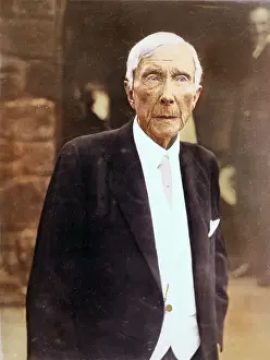 Elderly Prints: Portrait of John D. Rockefeller