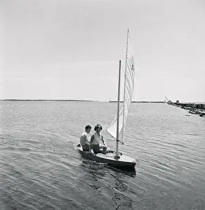 Portrait of John F. Kennedy and Jacqueline Bouvier