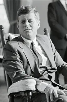 Portrait of John F. Kennedy Sitting