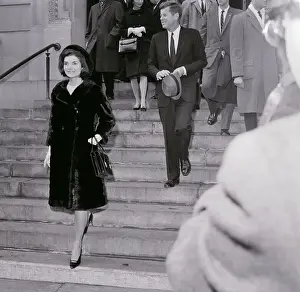 Portrait of John and Jackie Kennedy