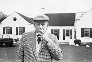 Portrait of John O'Hara Smoking Cigarette