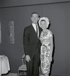 Portrait of Johnny Carson and JoAnne Copeland