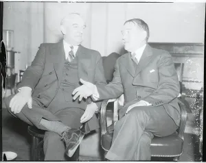 Mencken Prints: Portrait of Joseph Guffy and Henry Mencken