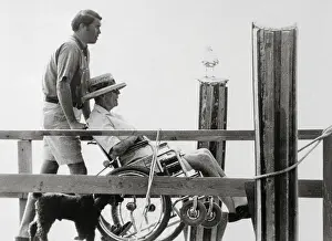 Portrait of Joseph P Kennedy in Wheelchair
