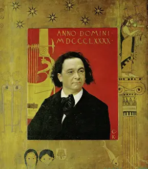 Klimt Prints: Portrait of Joseph Pembauer