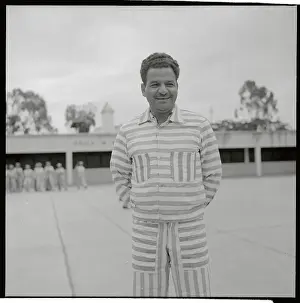 Portrait of Juan Pinea Garcia in Prison