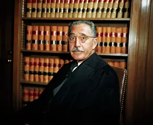 Portrait of Judge Harold Medina at his Desk