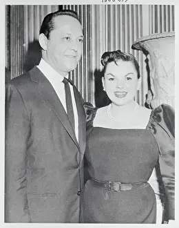Portrait of Judy Garland with Husband Sid Luft